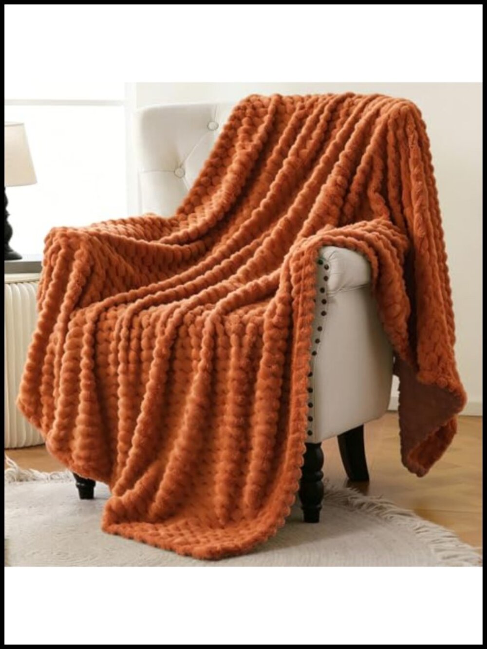 Flannel Fleece Throw Blanket 50x40 Inches 300 GSM Soft Warm Lightweight